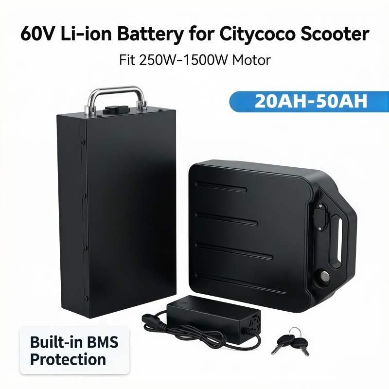 60V 50Ah Electric Scooter Battery - بطارية ليثيوم 60 فولت مع حماية