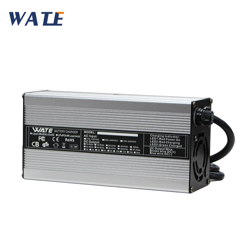 84V 20A Smart Charger - 67.2 فولت 10A ليثيوم أيون شاحن