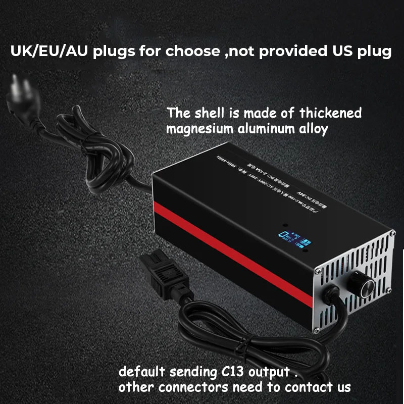 2-15A الحالي ضبط شحن سريع 36 ف - مراجعة 72V 15A Fast Charger وسعره