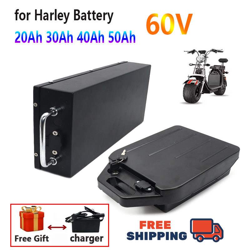 🏷 ✅ 🏷 ✅ 🏷 ✅ دراجة نارية كهربائ - مراجعة 60V 50Ah Electric Scooter Battery وسعره