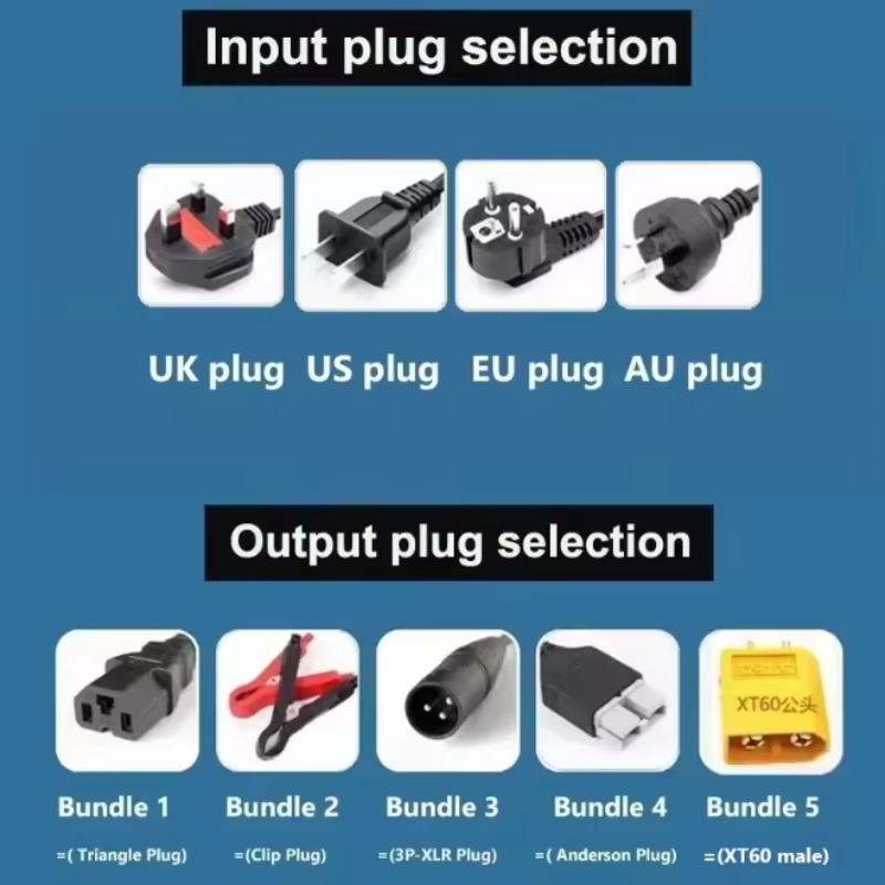 شاحن بطارية ليثيوم قابل للتعدي - مراجعة 84V 20A Smart Charger وسعره