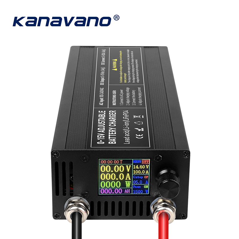 شاحن بطارية قابل للتعديل 60 أم - مراجعة 84V 20A Smart Charger وسعره