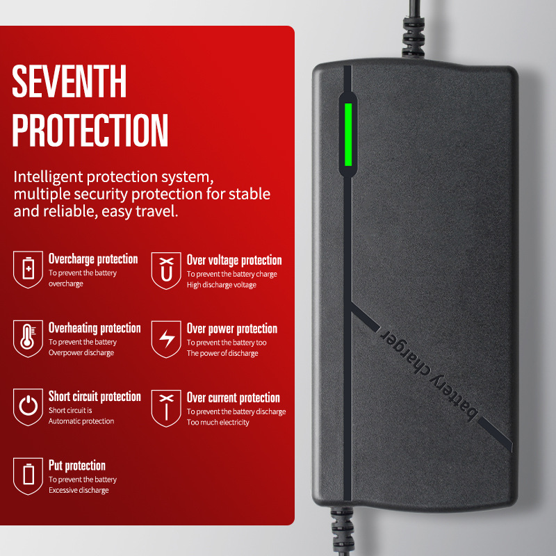60 فولت 72 فولت 5A شاحن بطارية - مراجعة 84V 20A Smart Charger وسعره