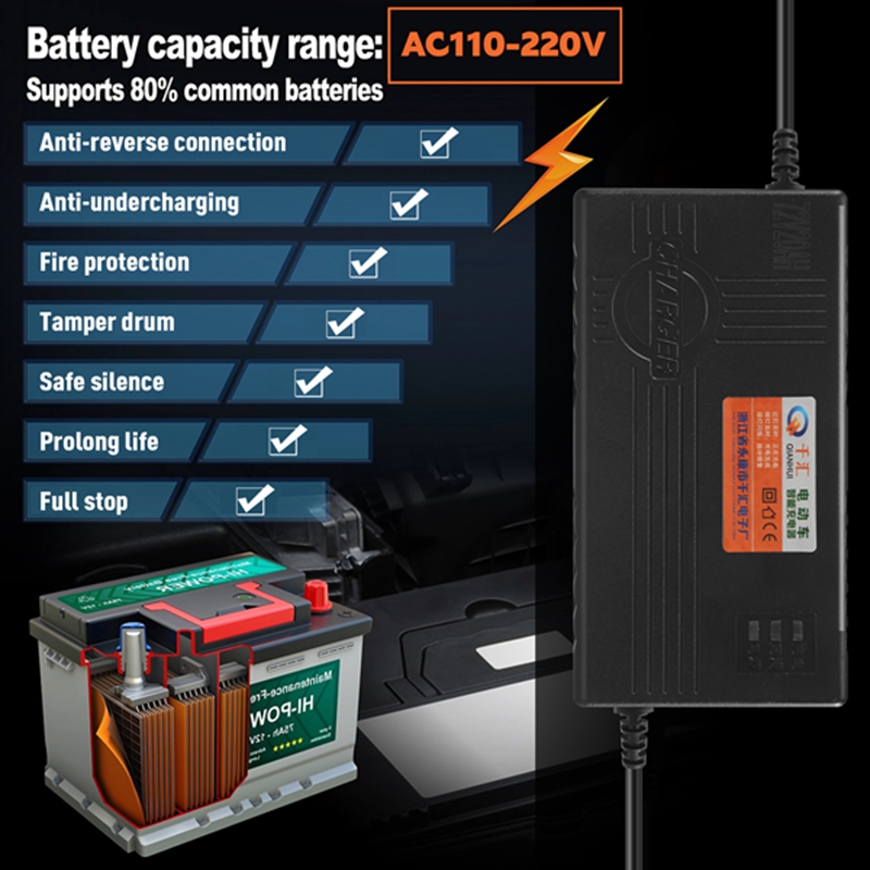 T82C Hot Sale-72V 20AH شاحن بط - مراجعة 84V 20A Smart Charger وسعره