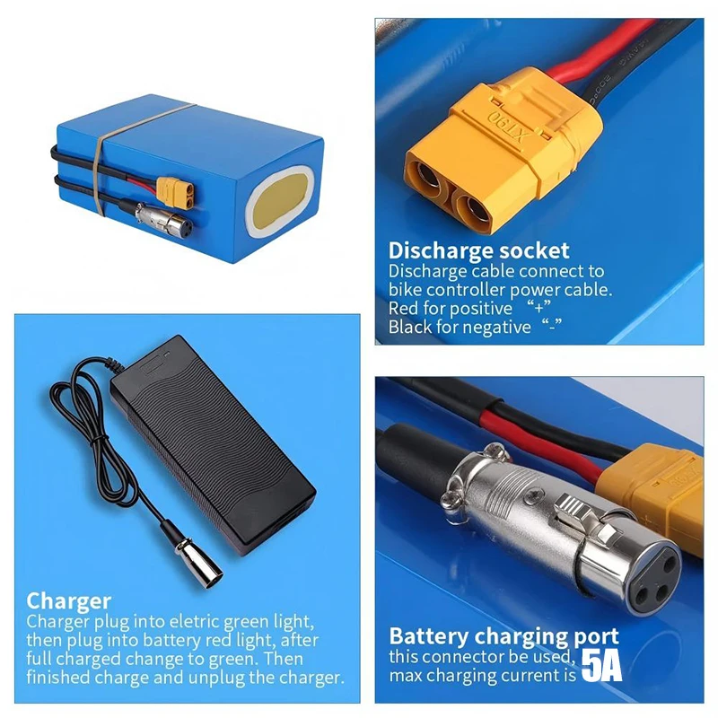 دراجة كهربائية 60 فولت 1500 وا - مراجعة 60V 50Ah Electric Scooter Battery وسعره